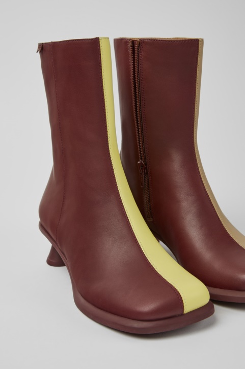 Botine Exclusive Camper Twins Visiniu Si Galben Pentru Femei - Camper copii