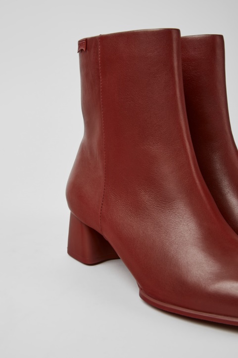 Botine Exclusive Camper Katie Din Piele Visiniu - Camper pentru copii